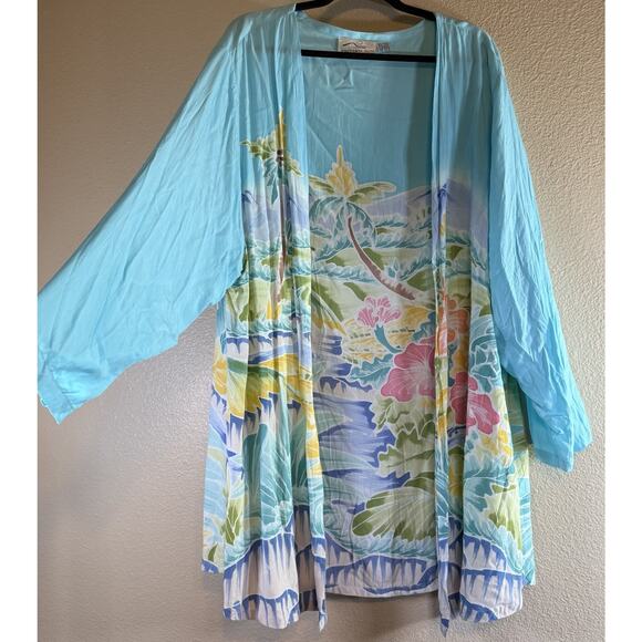 Vintage Eastern Sun Size XL 2-Piece Dress Art-to-wear Coastal Vacay Cruise - Picture 5 of 10